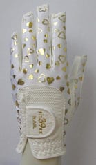 FIT39 Heart Nail gold-white